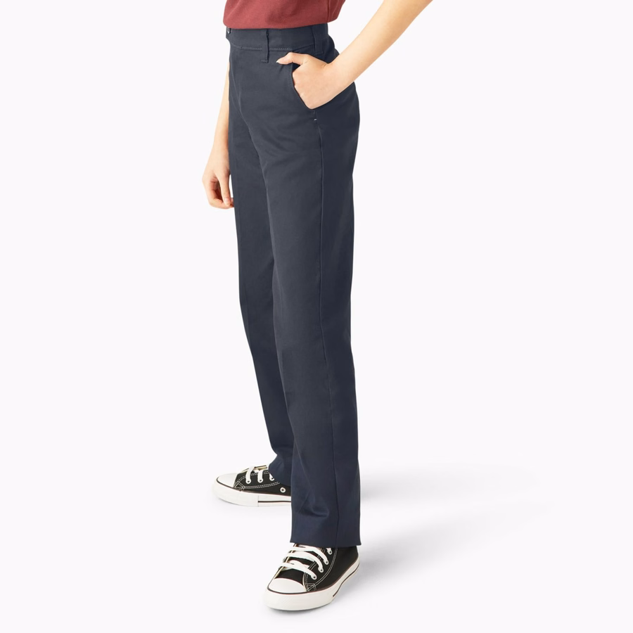 Slim fit-bukser for jenter. 4-20