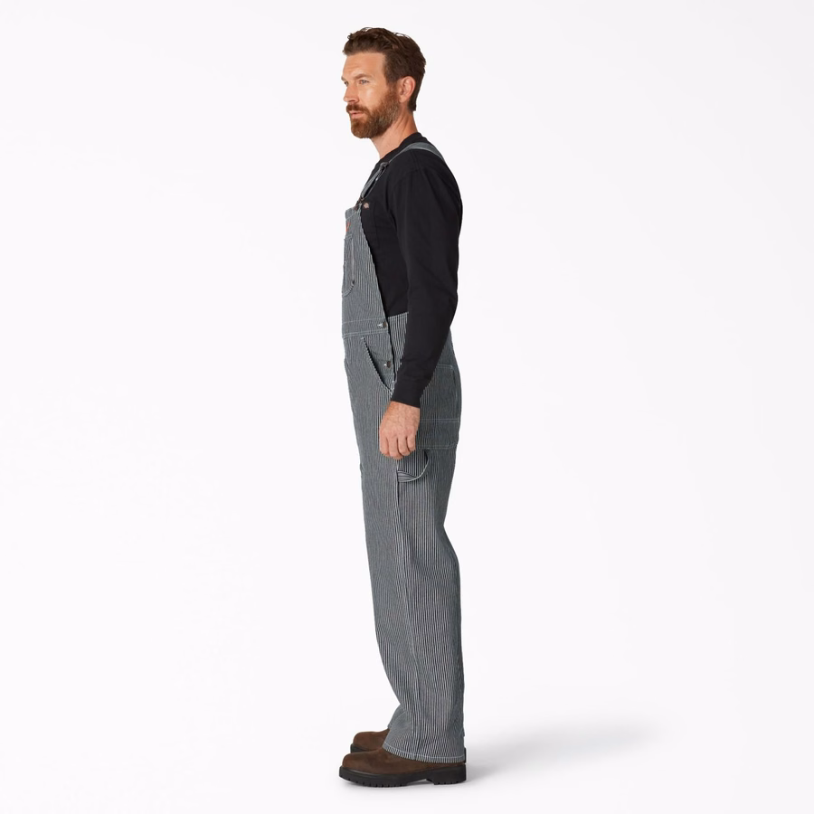 Hickory Stripe Bib-overall