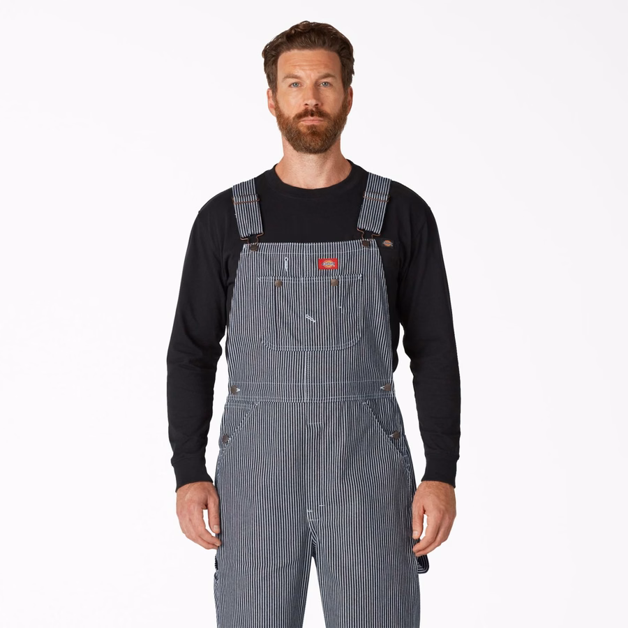 Hickory Stripe Bib-overall