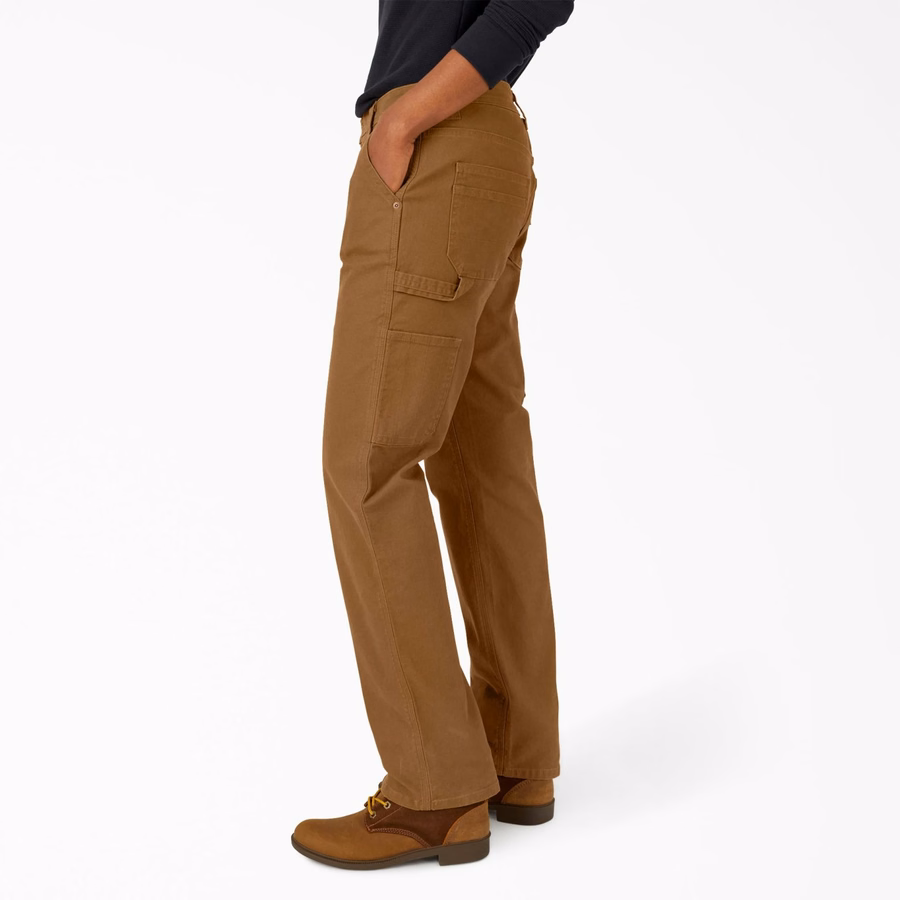 Dame FLEX avslappet rett passform Duck Carpenter-bukser