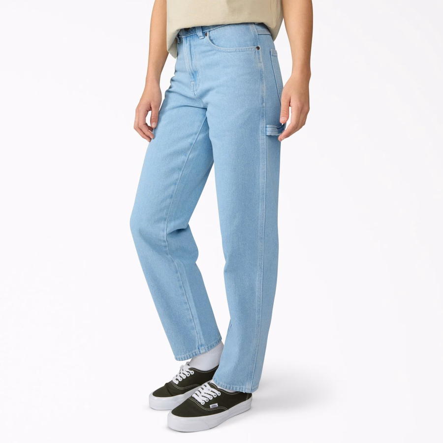 Dame 993 høy midje koniske snekkerjeans