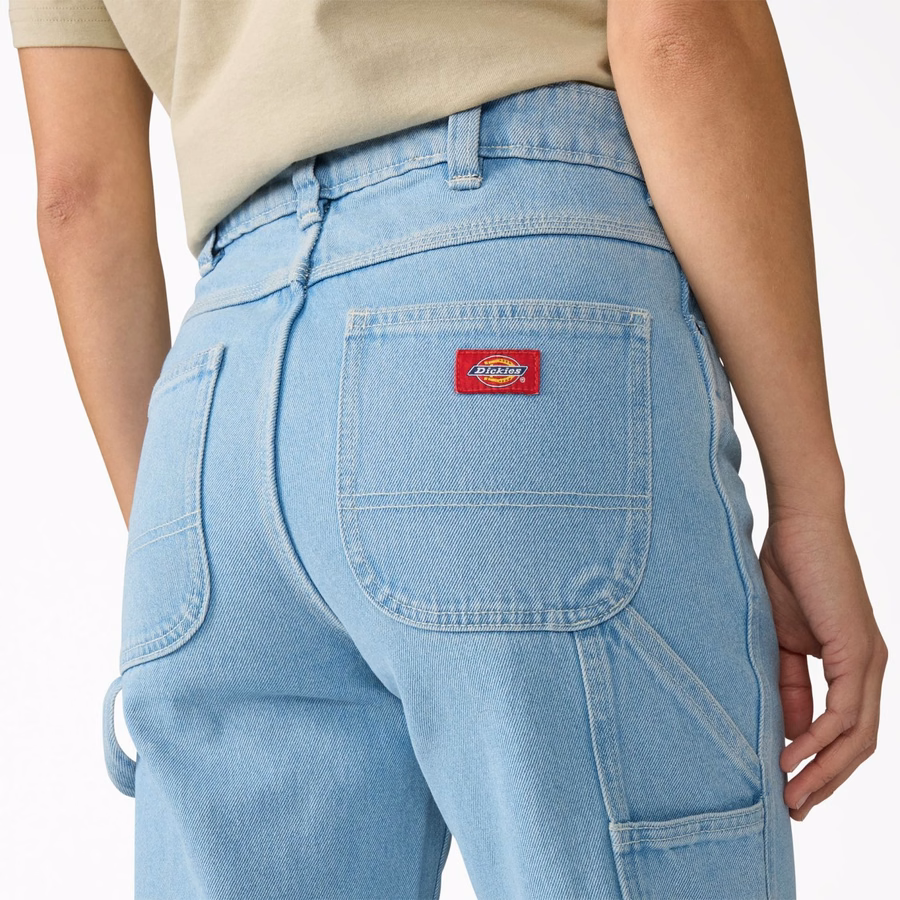 Dame 993 høy midje koniske snekkerjeans