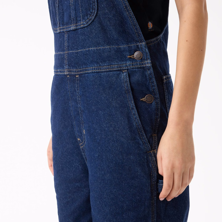 Løs denimsmekke for kvinner