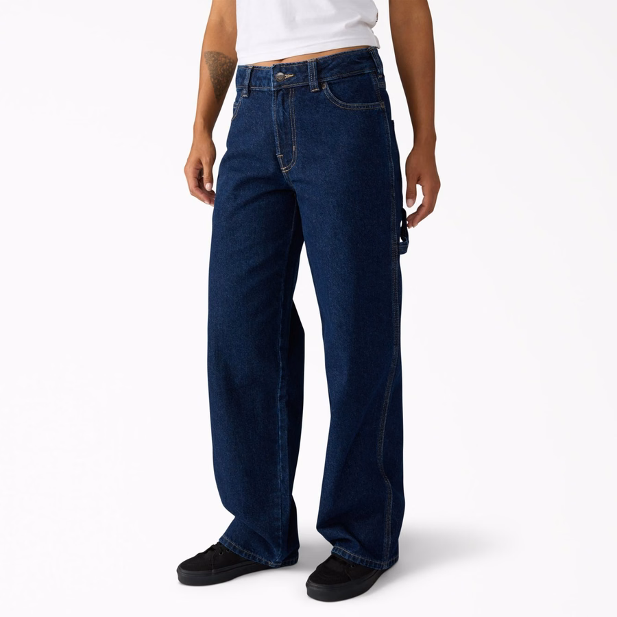 Dame 997 Løse Rette Carpenter Jeans