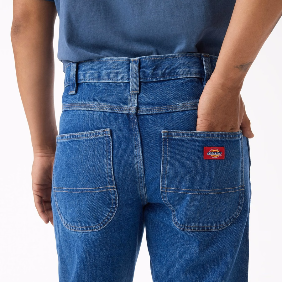 954 Avslappede rette arbeidsjeans