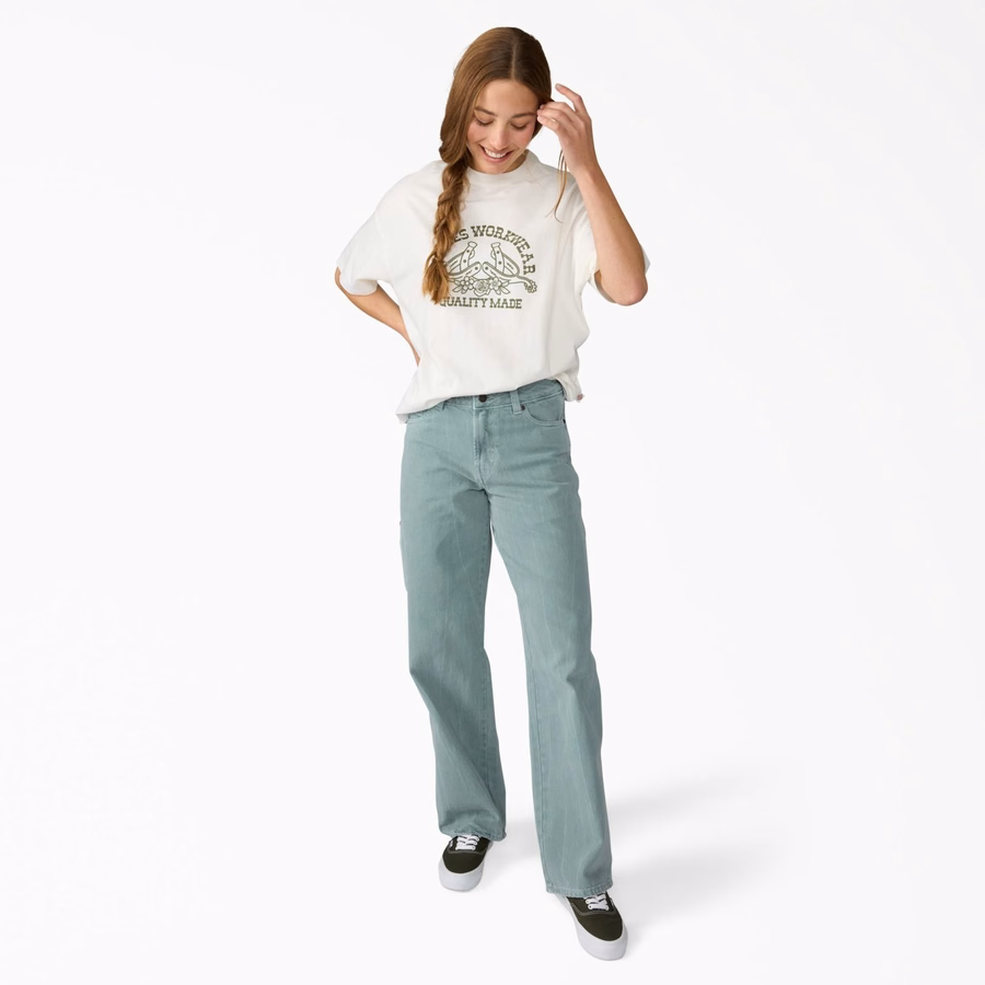 Dame 997 Løse Rette Carpenter Jeans