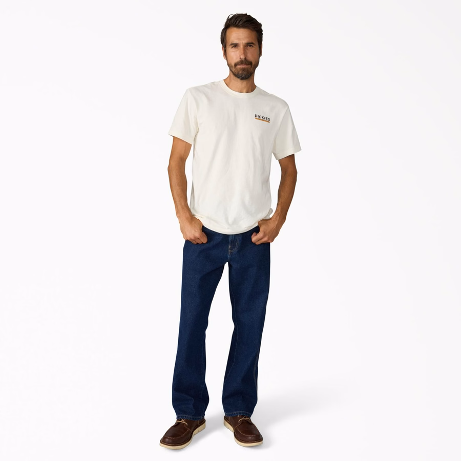 954 Avslappede rette arbeidsjeans