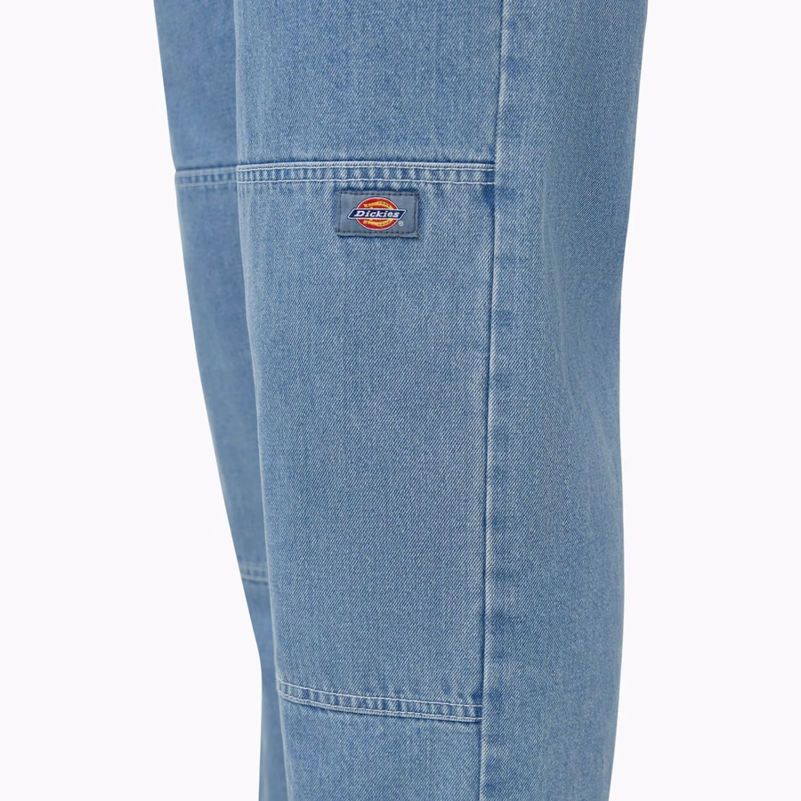 Løse jeans med doble knær