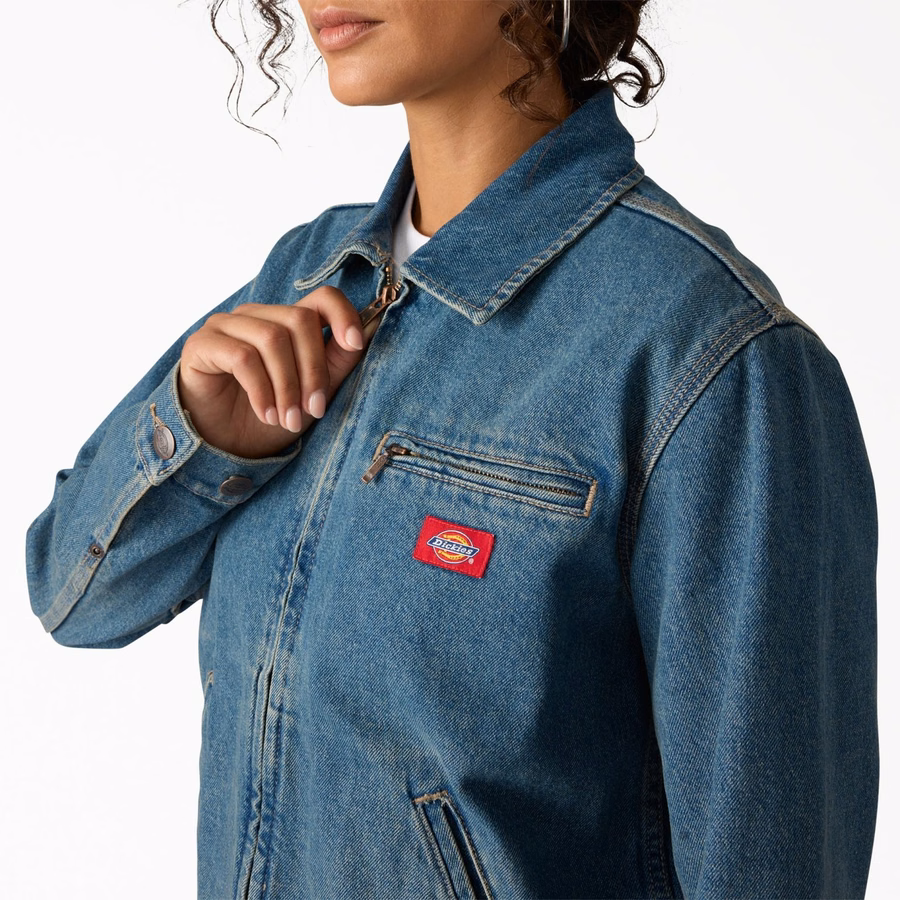 Dame Denim Malerjakke