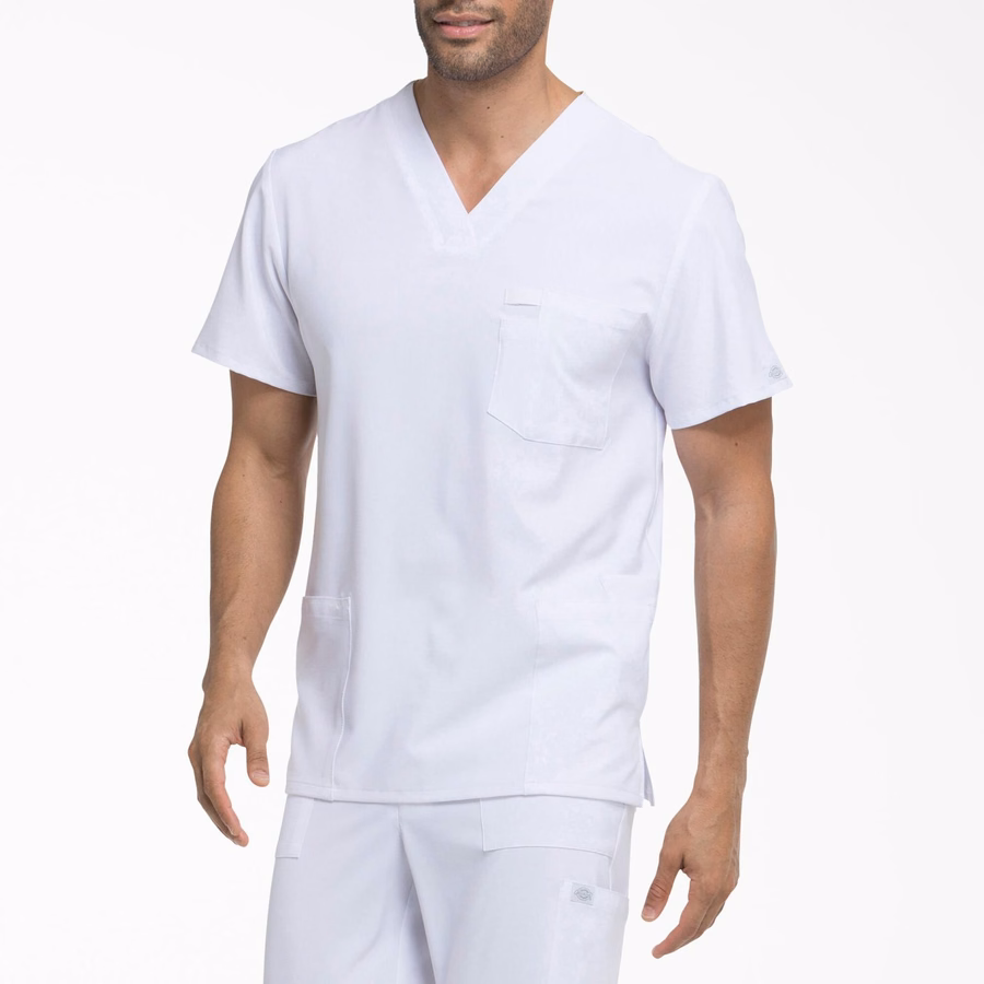 Menn EDS Essentials V-hals skrubbtopp
