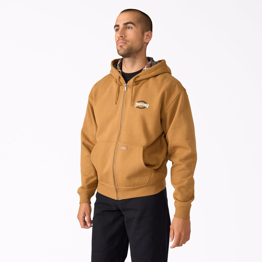 Dickies X Thrasher hettegenser med glidelås