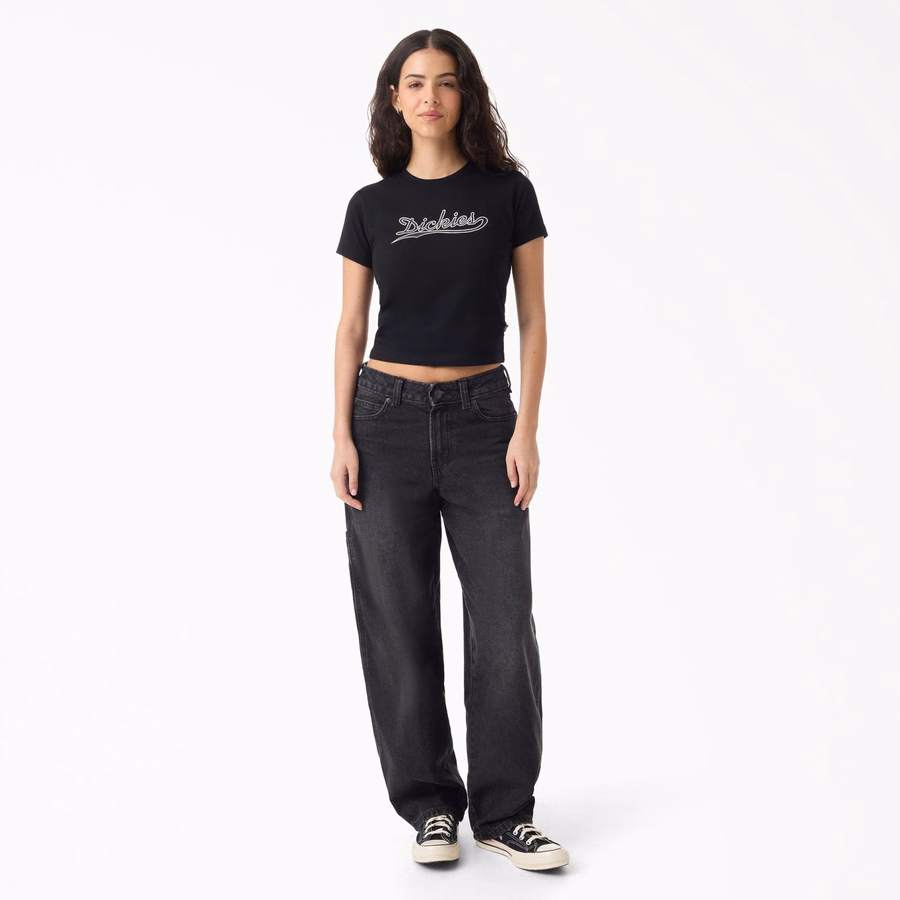 Dame 957 Løse, avsmalnende arbeidsjeans
