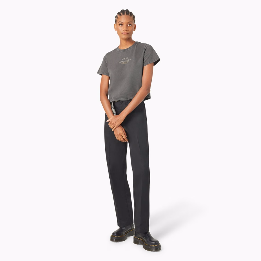 Dickies x Harley-Davidson Dame Vintage Softail Cropped T-skjorte